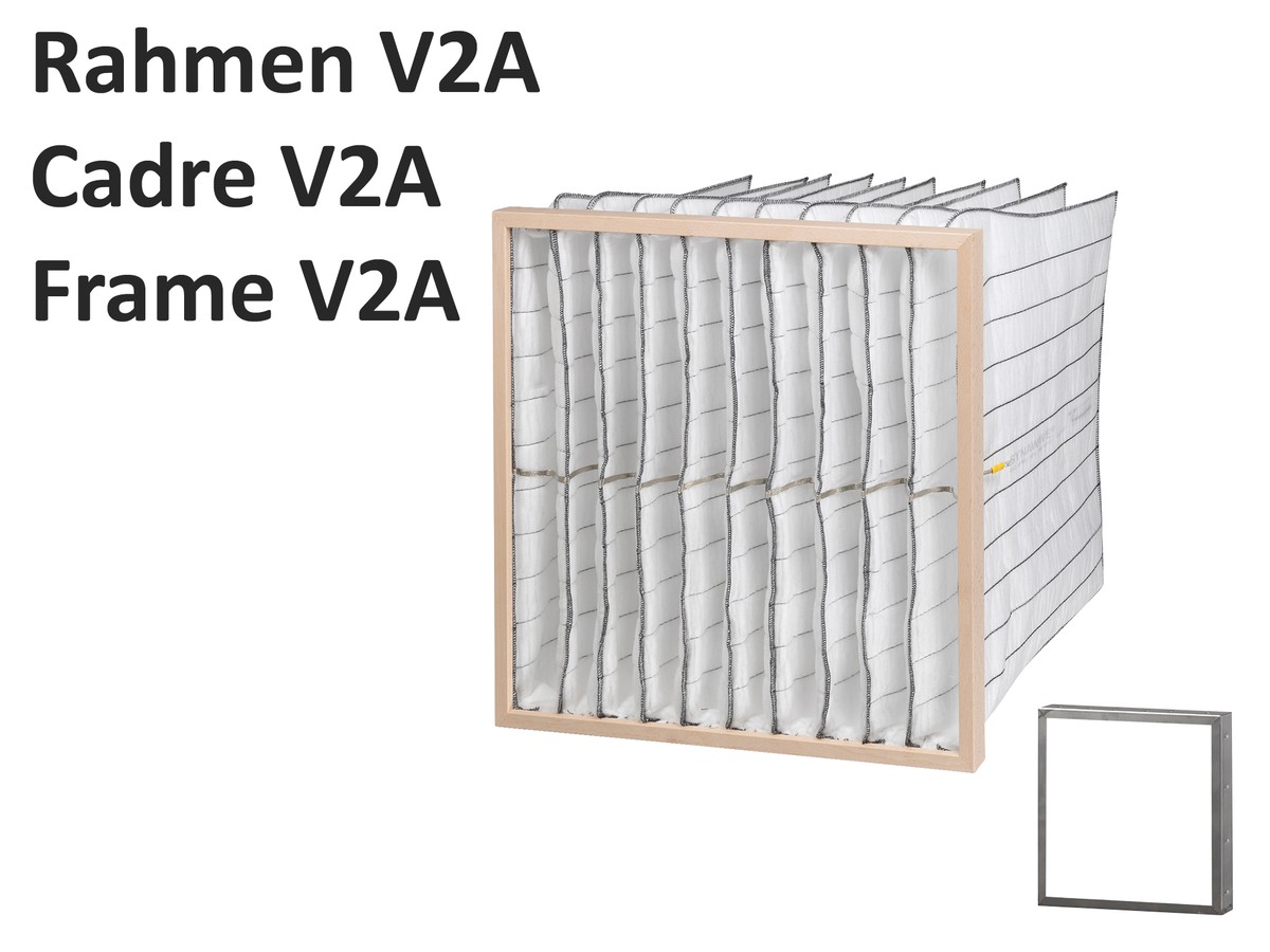 TW-1/90 C-592-592-350-V2A-EX - Synawave® filtres à poches EX