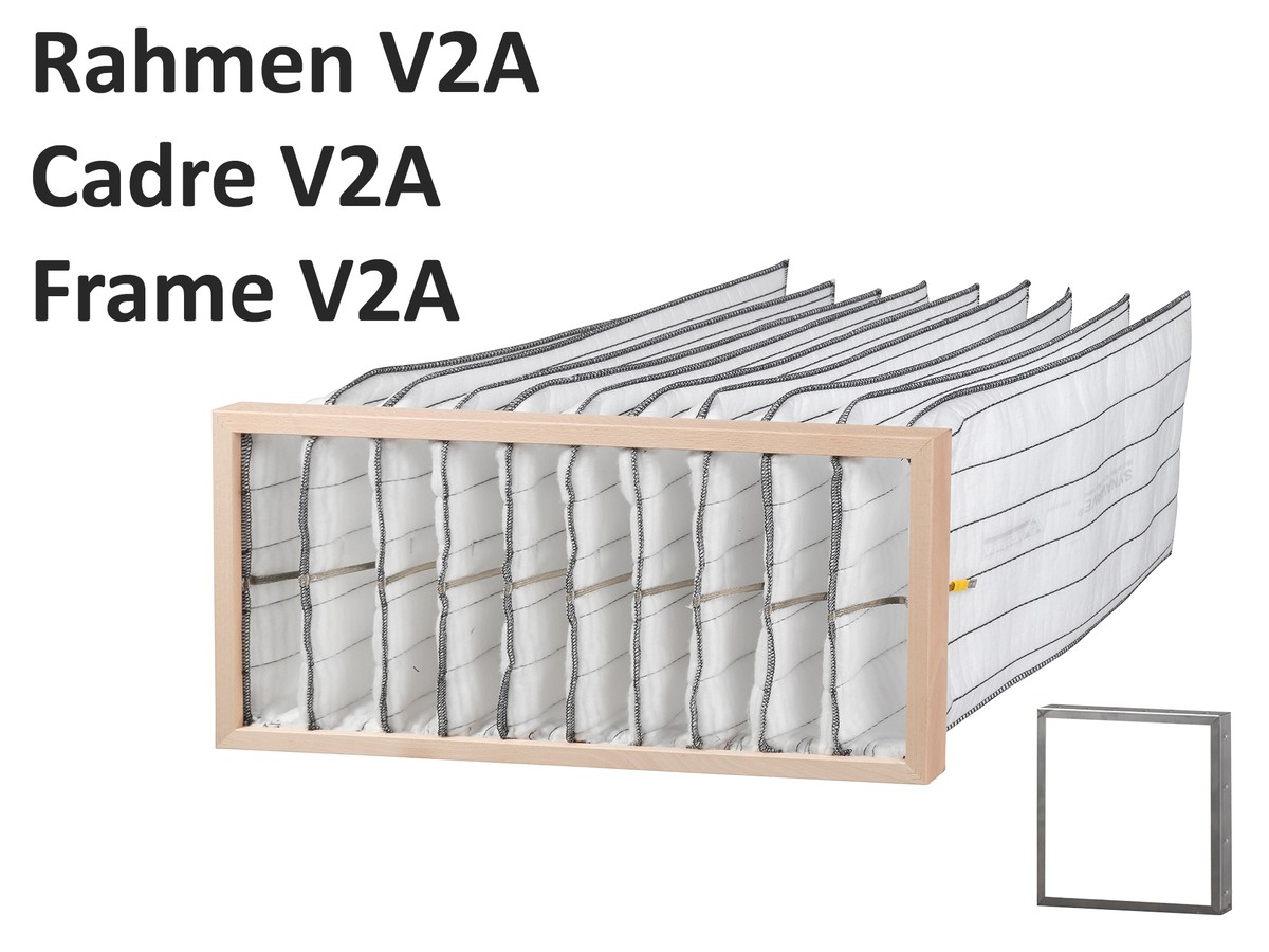 KW6-305-V2A-Q-10T-EX - Synawave® filtres à poches EX