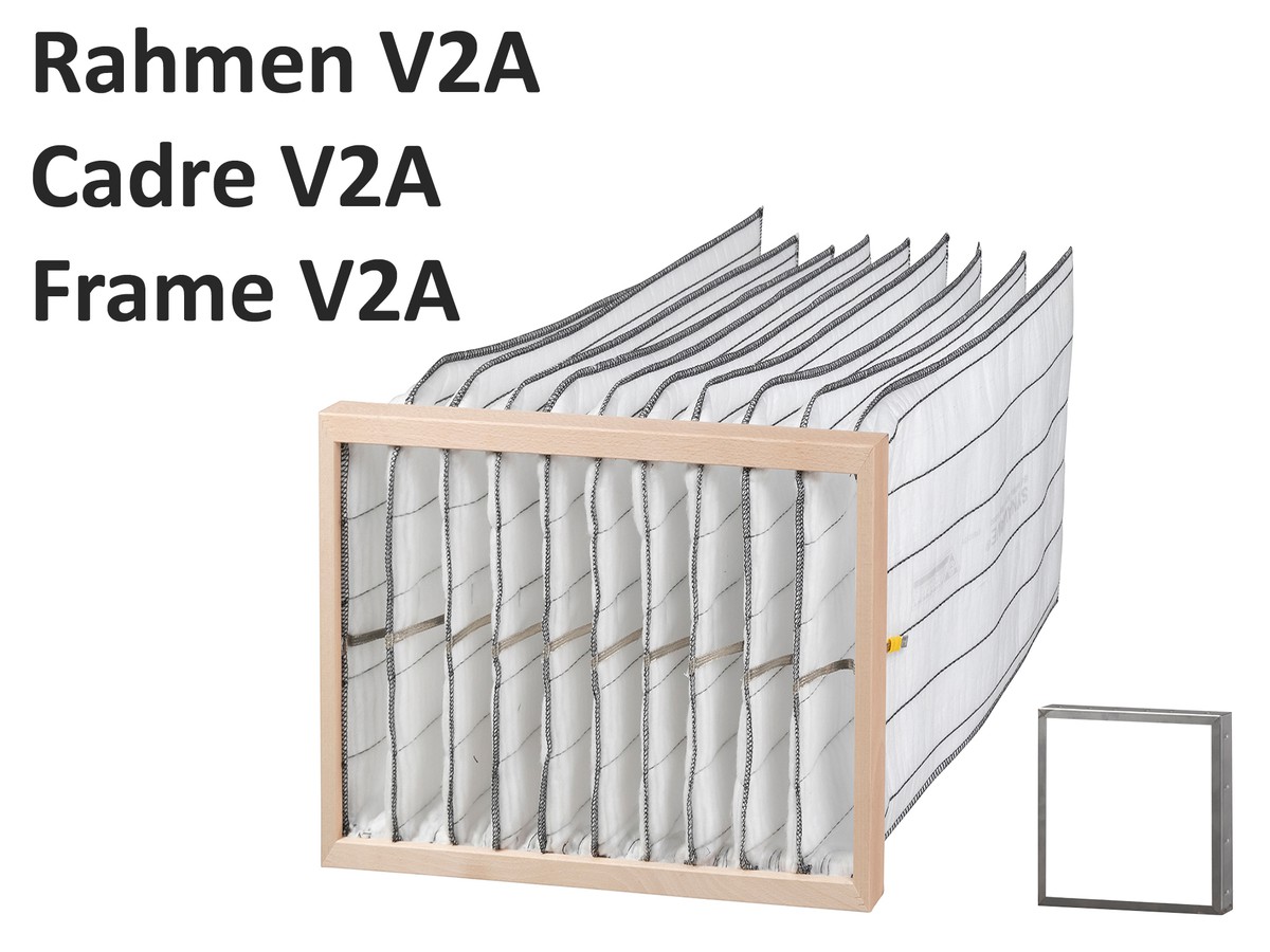 TW-1/90 A-592-490-450-V2A-EX - Synawave® Taschenfilter EX