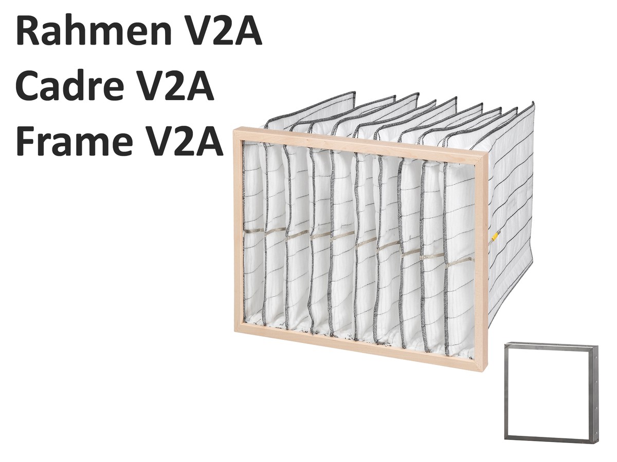 TW-1/90 C-592-490-350-V2A-EX - Synawave® Taschenfilter EX