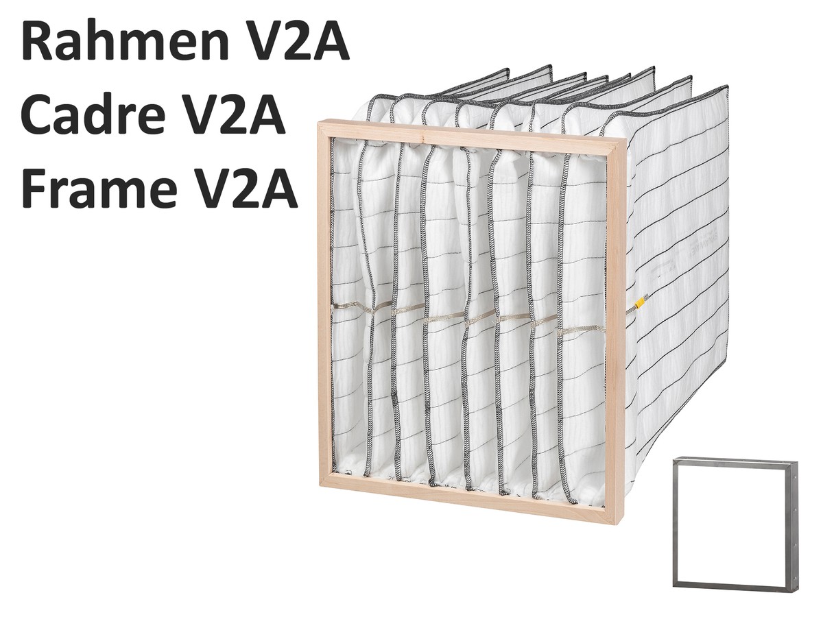 TW-1/90 A-490-592-450-V2A-EX - Synawave® filtres à poches EX