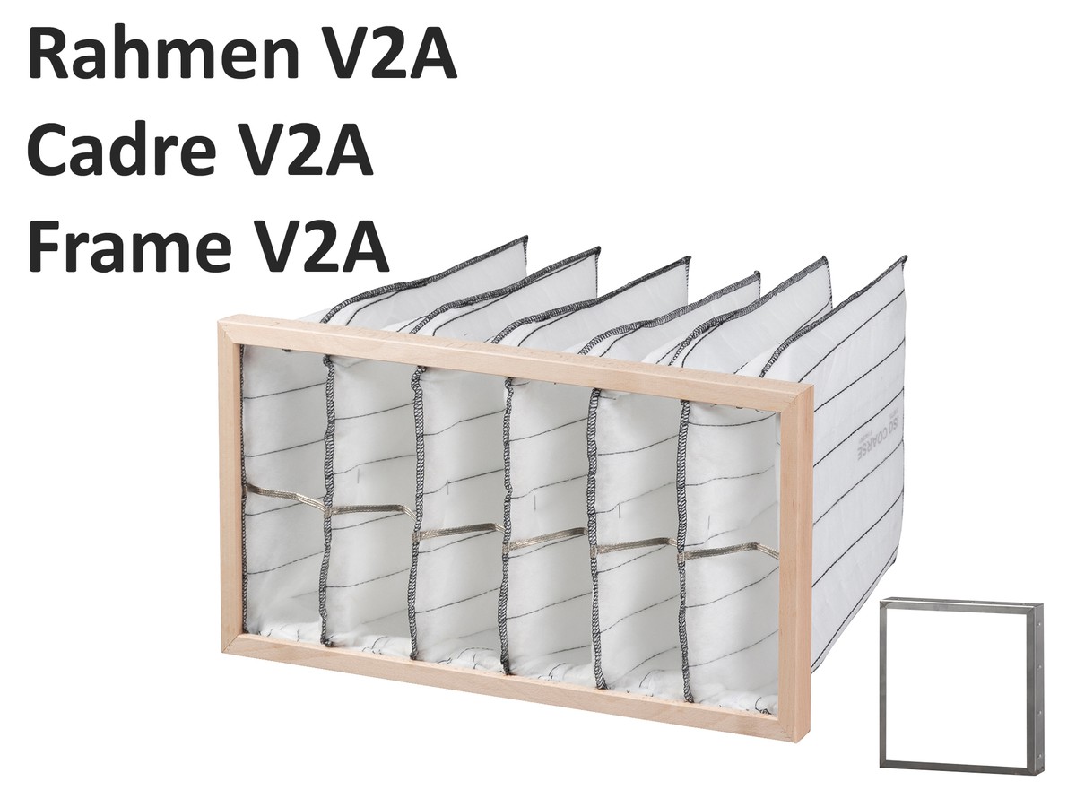 G4-420-V2A-Q-6T-EX - Taschenfilter EX