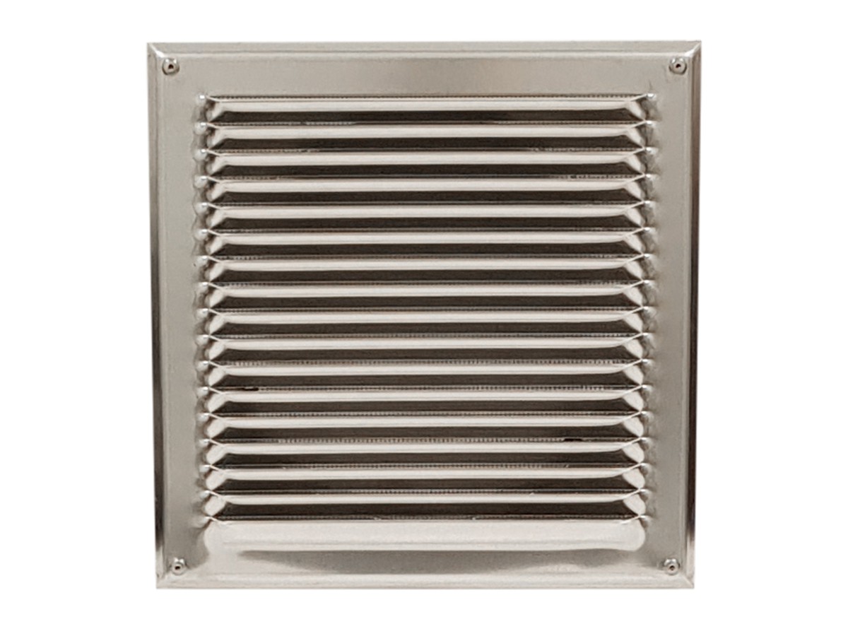 Wetterschutz V4A 210x210 Stutzen Ø90 - Grille para-pluie pour reservoirs