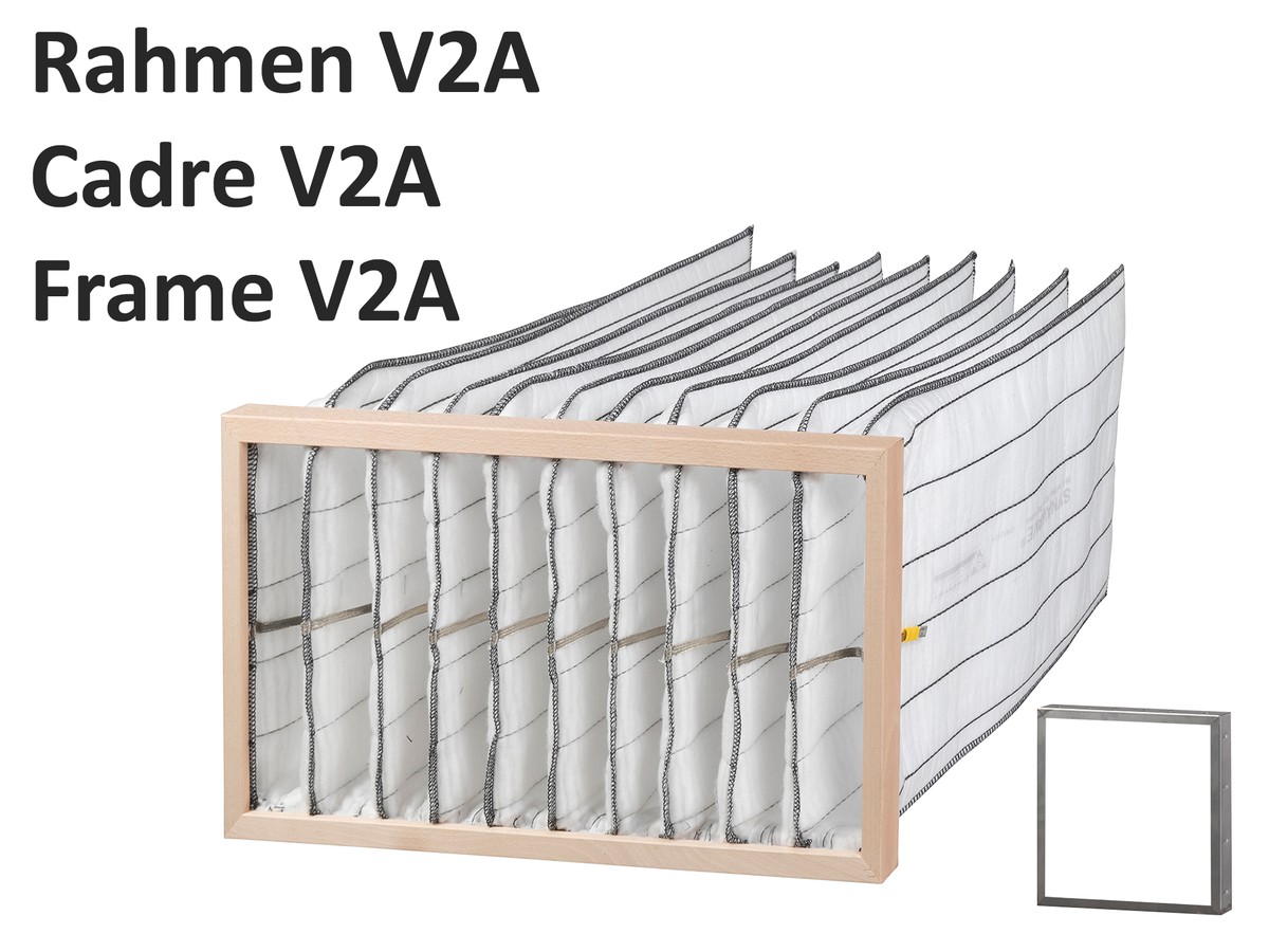 KW9-420-V2A-Q-10T-EX - Synawave® filtres à poches EX