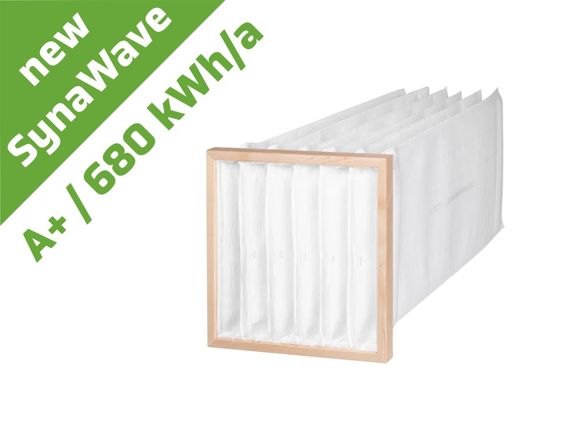 TW-1/70 A+-392-392-600-H - SynaWave® filtres à poches