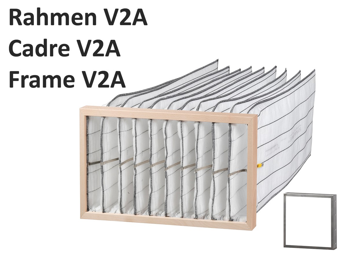 KW7-420-V2A-Q-10T-EX - Synawave® filtres à poches EX