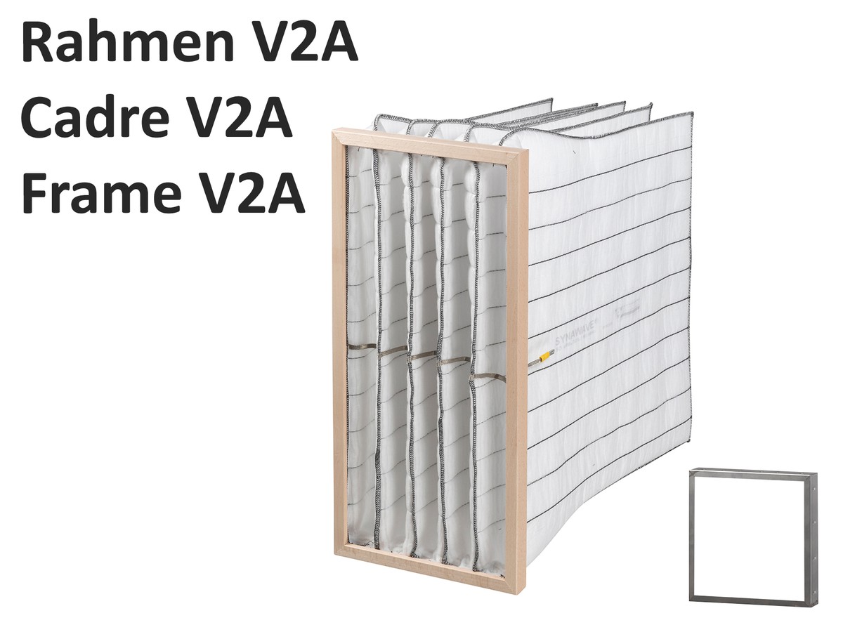 TW-1/90 A+-287-592-500-V2A-EX - Synawave® Taschenfilter EX